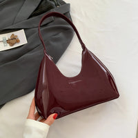 This Is a Patent Leather Shoulder Bag, Fashionable and High-quality Trend, Suitable for Hoing Out Shopping and Dating