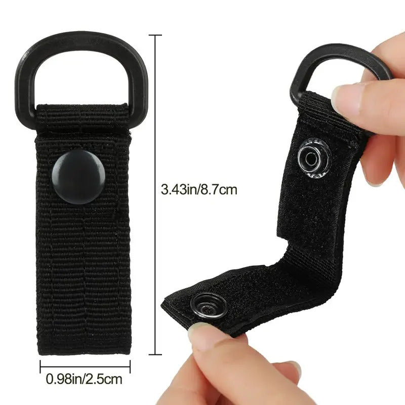 Hanging Key Hook Clip Clamp Buckle Hook Clip Nylon Webbing Molle Belt Clip Outdoor Buckle Strap Hunting Accessories Equipment