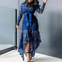 Affordable Brand New Dress Lace Women Dress Bodycon Evening Party Ladies Maxi Dresses Long Sleeve Plus Size For Women