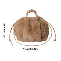 Cute Pumpkin Bag 2025 Autumn And Winter New Fashion Cloud Crossbody Bag Niche Design Sweet Girl Handbag