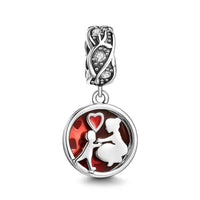 Europe 925 Silver Family Charm Fit Original Bracelet Jewelry Pendant Boy Girl Sparkling Mom Bead Sisters Pandora Dangle Plated