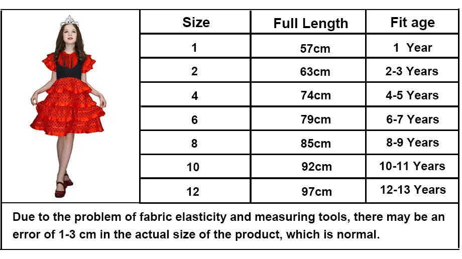 Dress Women 2024 Europe America Short Sleeve Midi Dress Traditional Spanish Dance Dress For Girls Festival Tassel Dot Dress