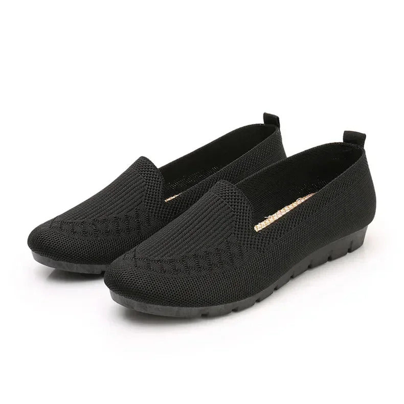 New Mesh Breathable Sneakers Women Breathable Light Slip on Flat Casual Shoes Ladies Loafers Socks Shoes Women Zapatillas Mujer