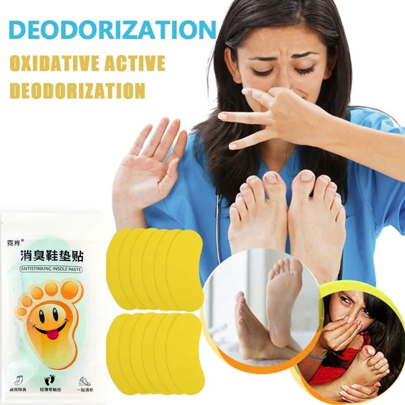 12/180Pcs Shoes Deodorant Sticker Deodorant Foot Odor Sneaker Smell Fresh Fruity Aroma Insole Sterilization Sticker Wholesale