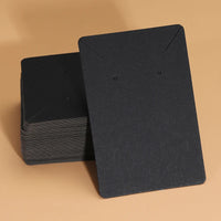 50pcs 6x9cm Necklace Earrings Ear Studs Packaging Card Blank Jewelry Display Card Kraft Paper Card For Jewelry Packaging