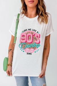 White LOVE ME LIKE A 90’S COUNTRY SONG Graphic Tee