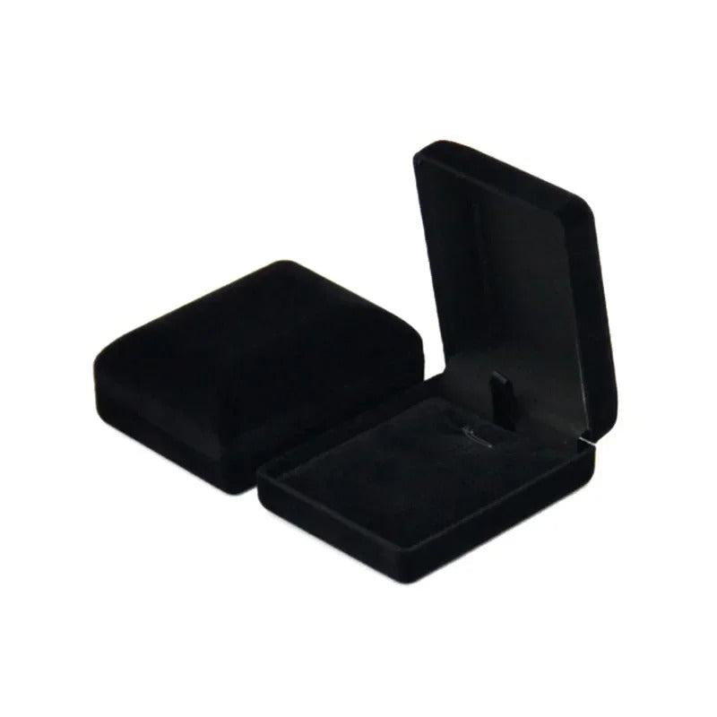 Velvet Necklace Box Pendant Box Jewelry Organizer Gift Packaging Box Jewelry Storage Container For Trinket