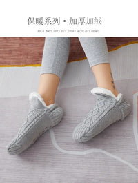 Fall and Winter Floor Socks Home Warm Women Men Socks Snow Socks Sleep Carpet Socks Slippers Socks Men Non-slip Yoga Socks 2024