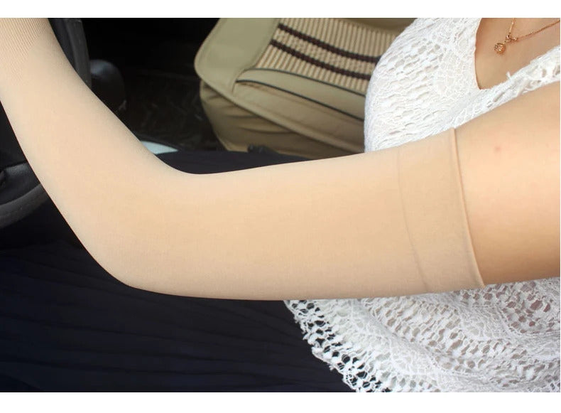 Sun protection sleeve Summer ice sleeve sleeve Breathable gloves Flesh color thin ice silk skin color arm sleeve Arm sleeve