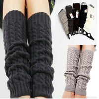 New Japanese Lolita Sweet Girl Leg Warmer Knit Socks Wool Ball Knitted Foot Cover Cosplay Women Autumn Winter Heap Heap Socks