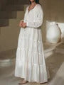 Summer White Dress For Woman 2023 Trendy Casual Beachwear Cover-ups Outfits New Boho Hippie Chic Long Maxi Dresses Elegant Party