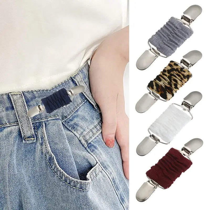 New Design Dresss Clips Back Cinch Set Elastic Clothes Clip to Tighten Dress Fashion Accessories for Women Kids