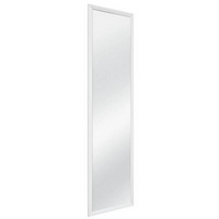 [Shipping from US] Mirror Full Length with 13x49 Black Frame - Versatile Hanging Options, Pre-Drilled for Easy Installation