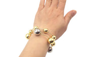 WT-JF350  WKT 2024 Luxury Yellow Brass Chain Pretty Bracelet Round Bead Women Gift Jewelry New Accessory Wedding