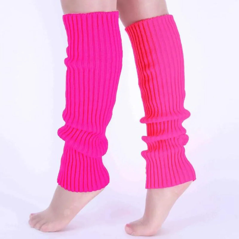 5/1Classic Knit Leg Warmers Rib-Knit Knee-High Leg Warmer Socks Women's Stockings Knitted knee high socks for comfort