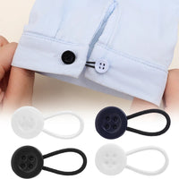 Collar Extenders Buttons for Jeans Pants Waist Stretch Shirt Suit Tie Neck Expanders Flexible Reusable Unisex Buckle Accessories