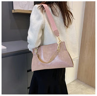 2024 New Design Handbags Women Shoulder Bag Soft Synthetic Leather Crossbody Large Capacity Fashion Female Underarm Bags