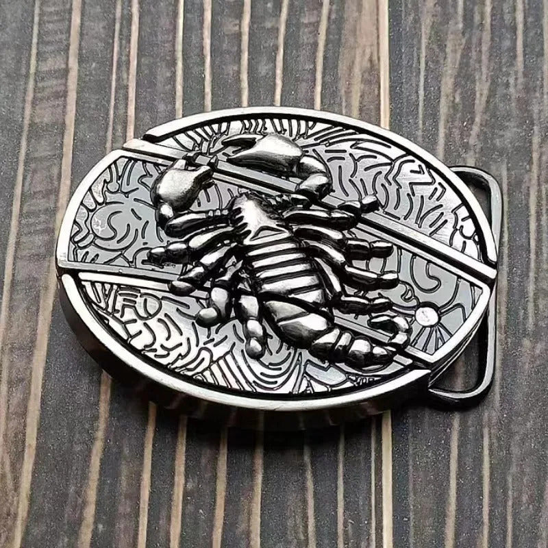 Fashionable and popular retro multi-functional animal belt buckle clothing accessories