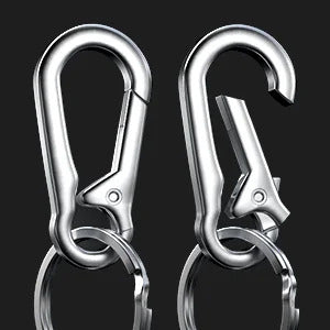 1/5PCS Metal Gourd Buckle Keychain Climbing Hook Car Keychain Strong Carabiner Shape Keychain Accessories Vintage Key Chain Ring