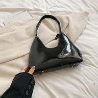 This Is a Patent Leather Shoulder Bag, Fashionable and High-quality Trend, Suitable for Hoing Out Shopping and Dating