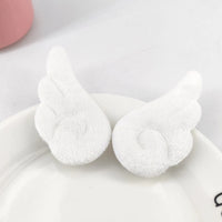 2Pcs 5cm Angel Wings Super Cute Angel Wing Plush Hairpin Girl Hair Clip Accessories Barrettes Hairgrip Headdress Headwear