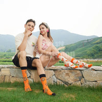 New Fashion Colorful Funny Happy Casual Women Socks Dress Harajuku Cute Animal Cartoon Men's Socks