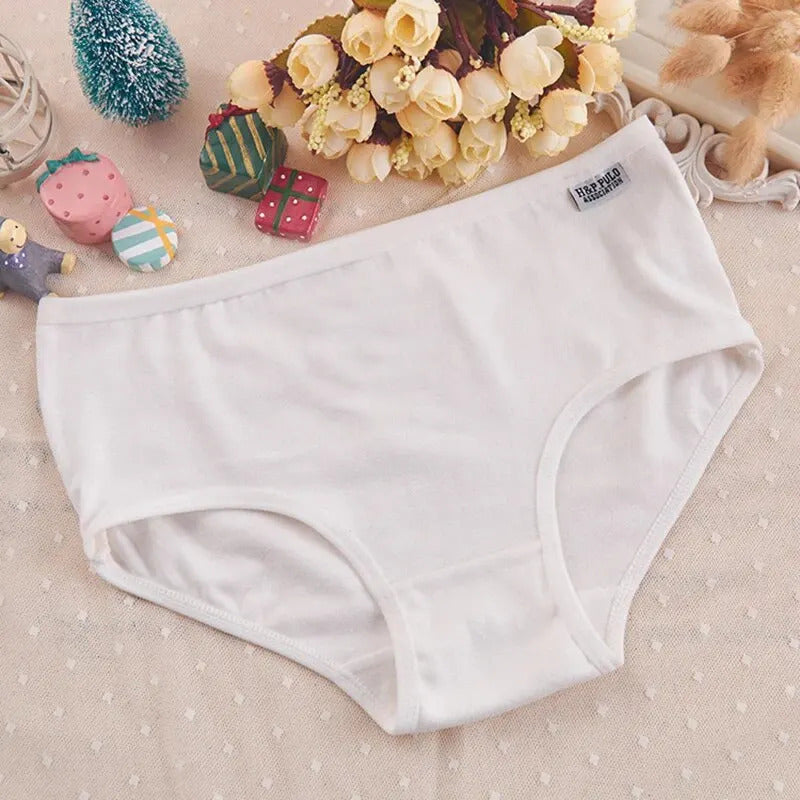 7Pcs/Lot Women's Panties Cotton Plus Size Underwear Girls Briefs Breathable Solid Color Panty Underpant Female Lingerie M-4XL