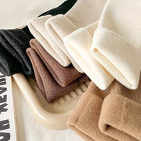 5/10/20 Pairs Women Winter Thicken Warm Short Socks Thermal Cashmere Wool Socks Nylon Snow Velvet Boots Home Floor