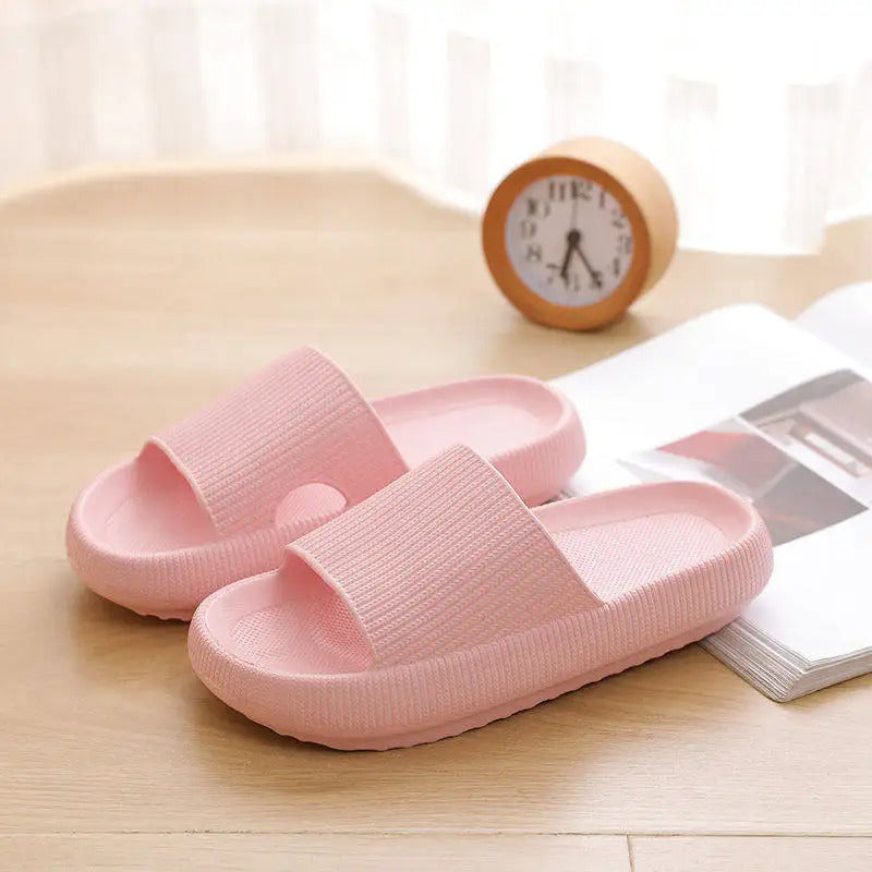 Women Thick Platform Cloud Slippers Indoor Home Eva Soft Sole Pillow Slides Sandals Woman 2023 Summer Non Slip Beach Flip Flops