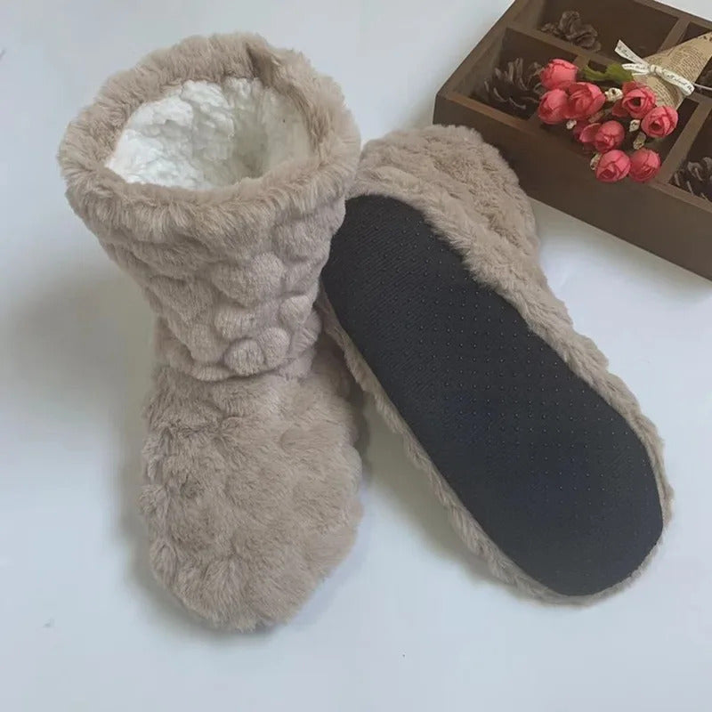 Thick Thermal Socks Men Women Winter Warm Home Soft Thickened Plus Velvet Sleeping Anti Slip Floor Slipper Sock For Christmas