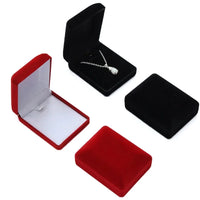 Velvet Necklace Box Pendant Box Jewelry Organizer Gift Packaging Box Jewelry Storage Container For Trinket