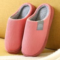 Women's Men's Thick Soft Bottom Home Slippers Household Plush Slippers Anti-slip Thermal Slippers Indoor Winter