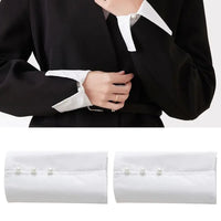 Delicate Detachable Fake Hand Sleeves Comfortable Decorative False Wrist Cuffs Soft Easy To Wear Women Cuff Extension Sweater