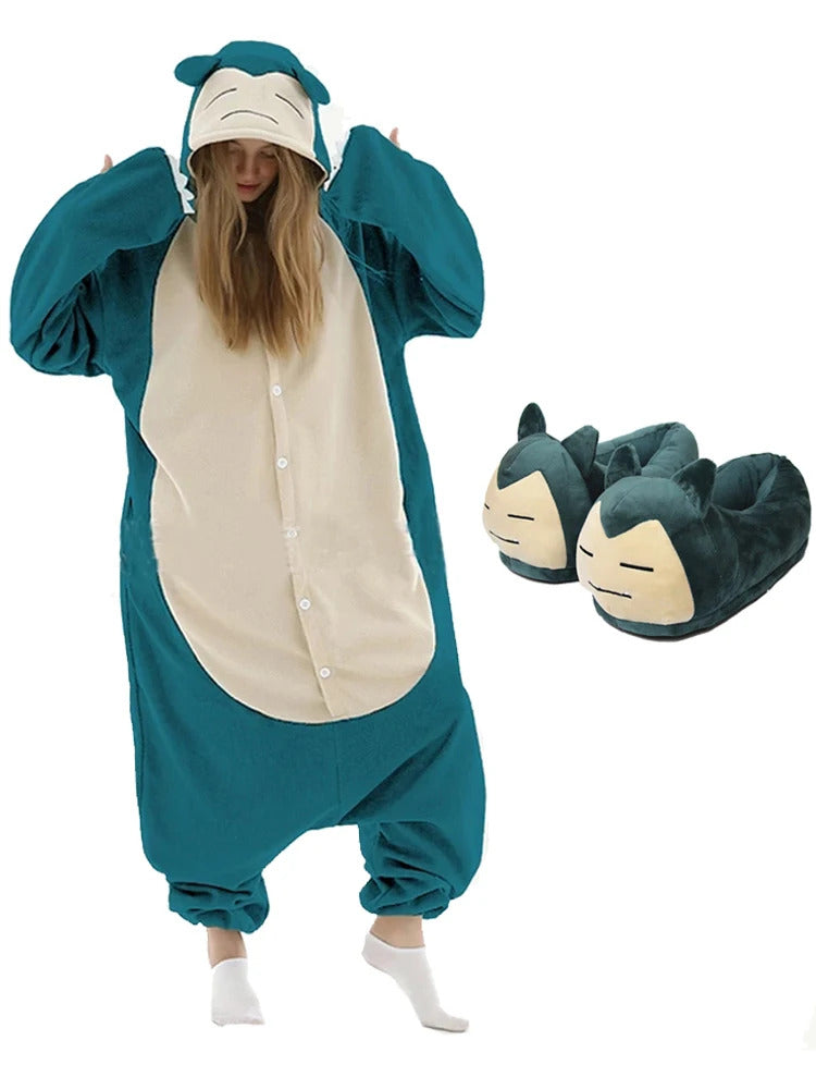 New Animal Kigurumi Unicorn XXL Cartoon Suit Women Pajama Anime Onesies For Adult Men Onsie Boy Girls Pijamas Fleece One-Piece