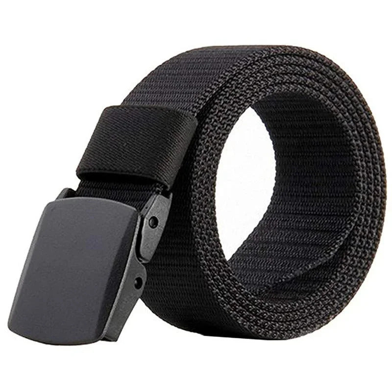 Unisex Plus size LONG 170 160 150 140 130 120 110cm Military Automatic Buckle Nylon Belt Men Women Outdoor  Tactical Canvas Belt