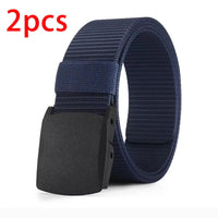 Men's Belt Outdoor Casual Canvas Belt Metal Free Training Nylon Tactical Belt With Pants Jeans Belt Sports Belts For Men Women