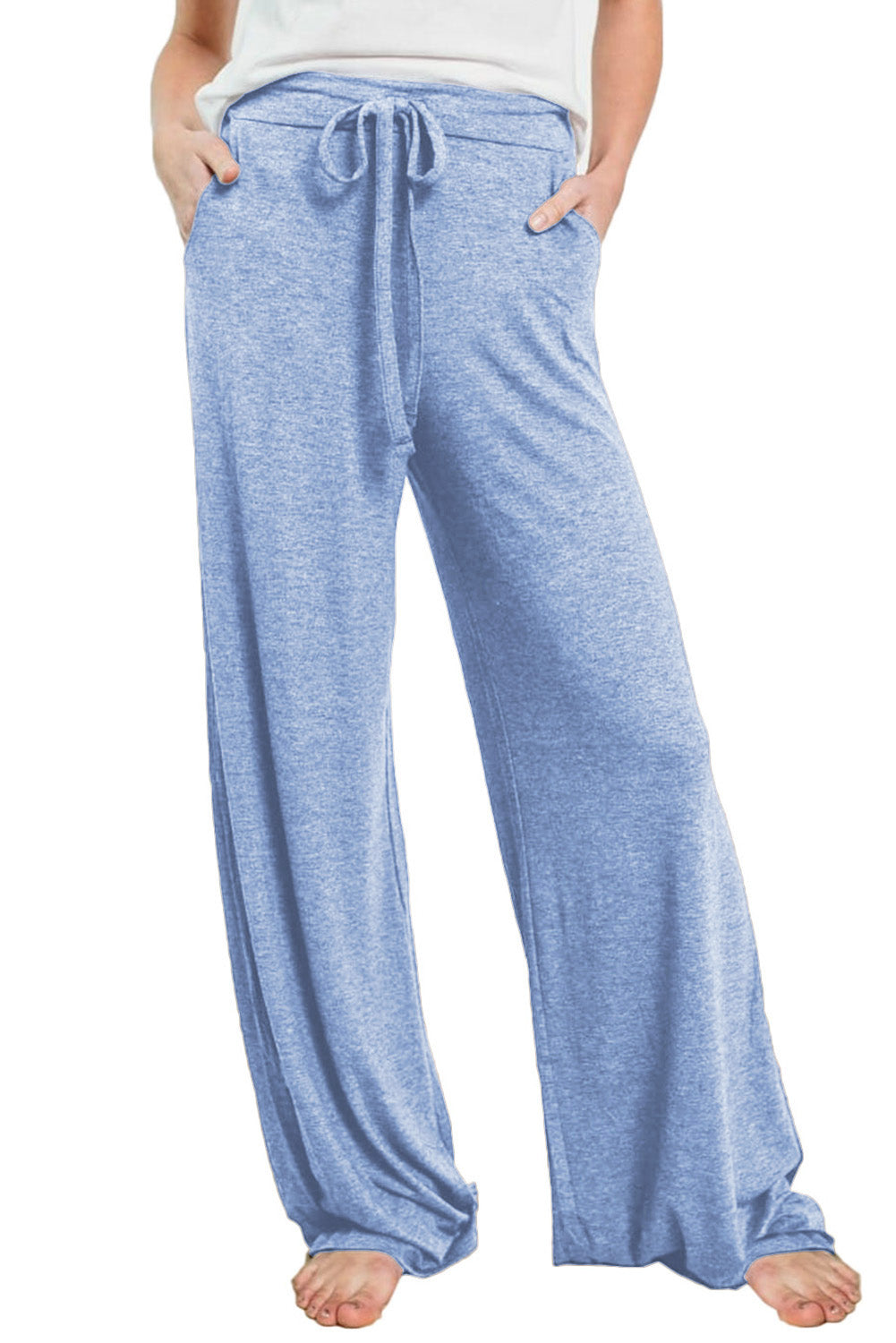 Blue Drawstring Lounge Pants