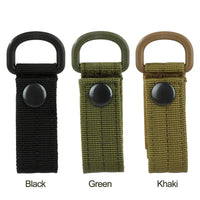 Hanging Key Hook Clip Clamp Buckle Hook Clip Nylon Webbing Molle Belt Clip Outdoor Buckle Strap Hunting Accessories Equipment