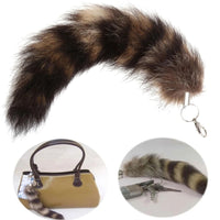 for Key Ring Raccoon Coat Tails Chain Keychain Keyring Gift New Tails Key Ring Chain Creative Rings for Men