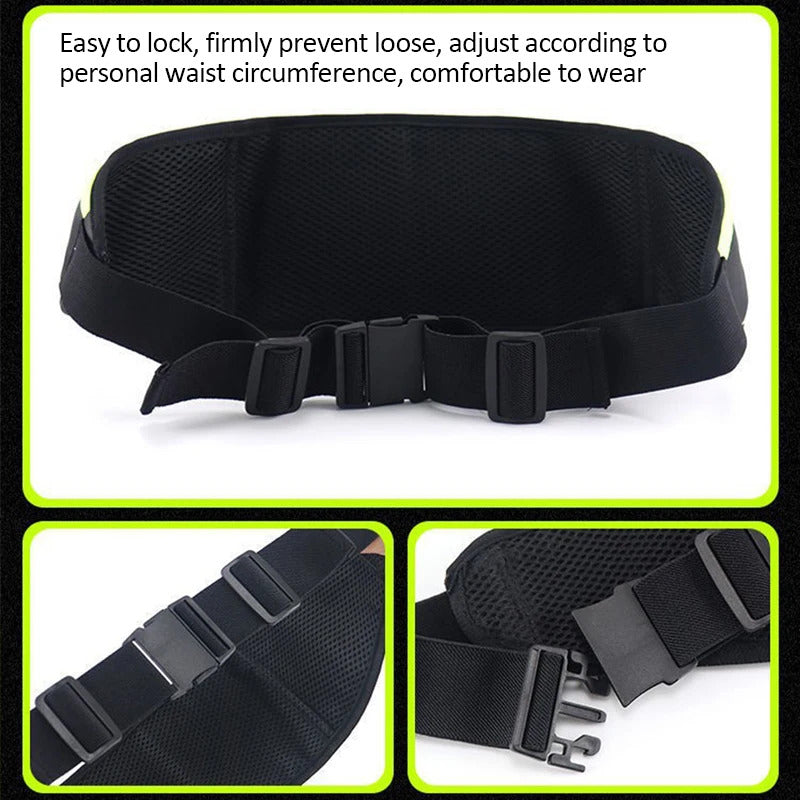 Running Waist Bag Men Women Sports Belt Pouch Sports Fanny Pack Mobile Phone Bag Gym Running Cell Phone Jogging Run Cycling Bag