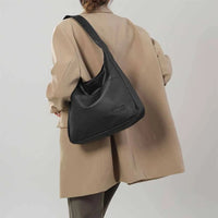 Fashionable and Minimalist Retro Shoulder Bag, Handbag, Casual Commuting Trend, Large Capacity Tote Bag-ll