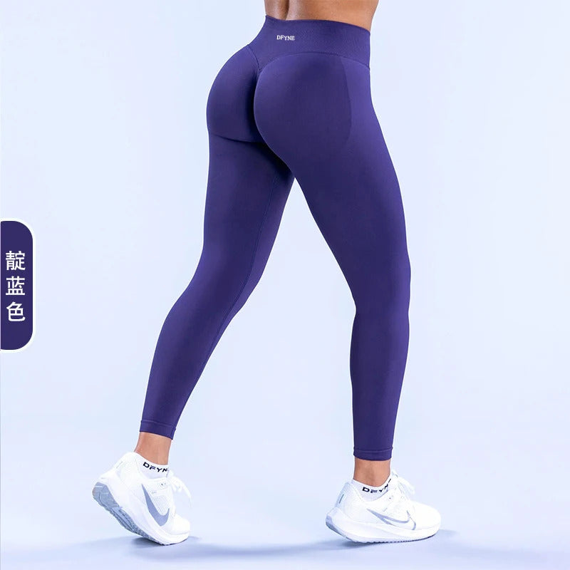 dfyne impact shorts leggings set gym mujer sports women fit pant