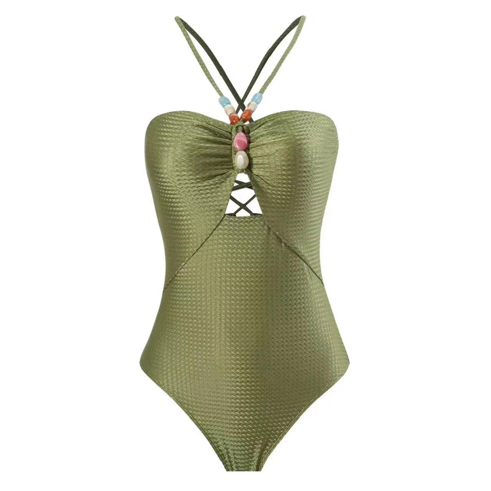 Two Pieces Bikinis Beach Swimwear 2024 Women Sexy Drawstring Bodysuit With Long Skirt Summer Female Bathing Swimming Biquini Set