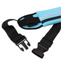 Outdoor Sports Waterproof Reflective Strip Waist Bag Mobile Phone Cycling Fitness Running Waist Bag Adjustable Elastic Strap