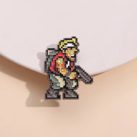 Shooting Game Pin Cool Enamel Pin Men's Brooch Jeans Brooches Brooches for Clothing Badges Jewelry Accessory Anime Fans Gift