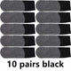 10 pairs black