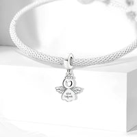 Fit Pandora 925 Original Bracelets Love Heart Flower Four Leaf Clover Turtle 925 Silver Charms Beads DIY Birthday Jewelry Gift