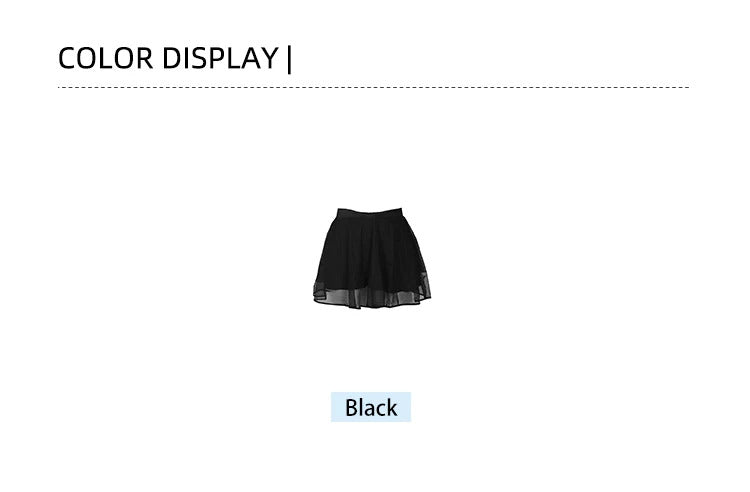 Plus Size Women's Elastic Waist Skirt Size Girls Chiffon Mini Skirt 2 Tier Waist Elasticized No Zipper Basic Dresses