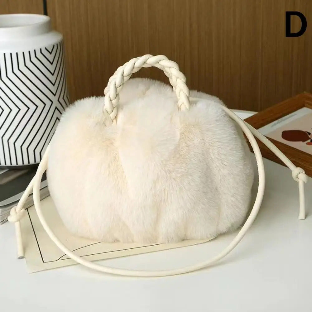 Cute Pumpkin Bag 2025 Autumn And Winter New Fashion Cloud Crossbody Bag Niche Design Sweet Girl Handbag