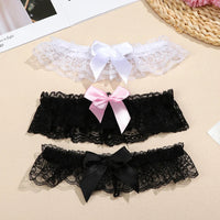 Heart/Wings/Bowknot Fashion Garter Belt Women PU Leather Lace Elastic Leg Ring Leg Garter Straps Thigh Harness Gothic Accessory